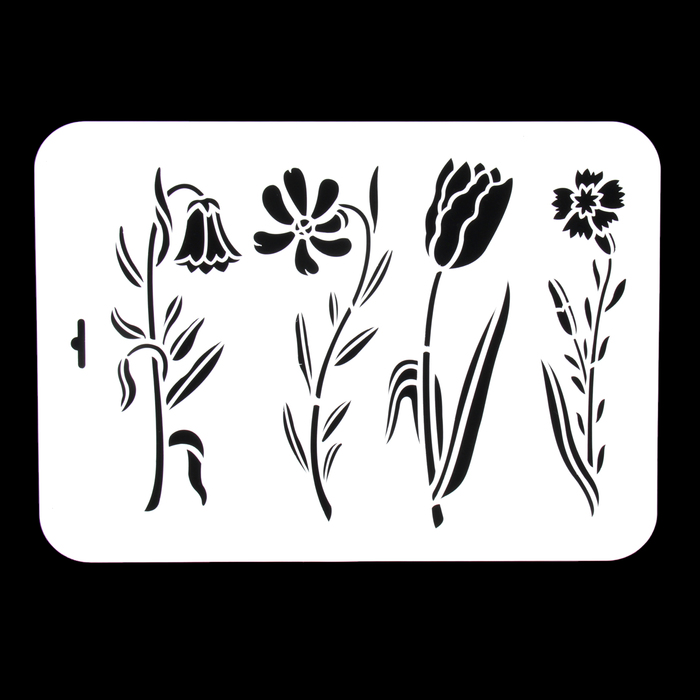 Трафарет пластик "Флора-Винтаж-12" 32х21 см