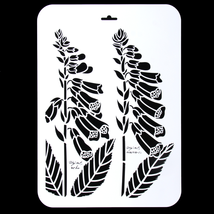 Трафарет пластик "Флора-Винтаж-3" 32х21 см