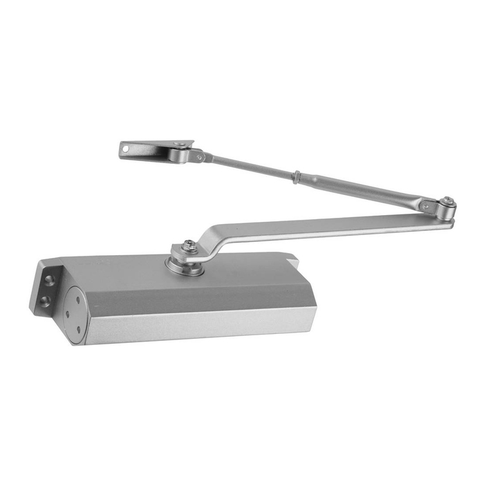 Доводчик дверной "ЗУБР", до 100 кг, цвет серебро