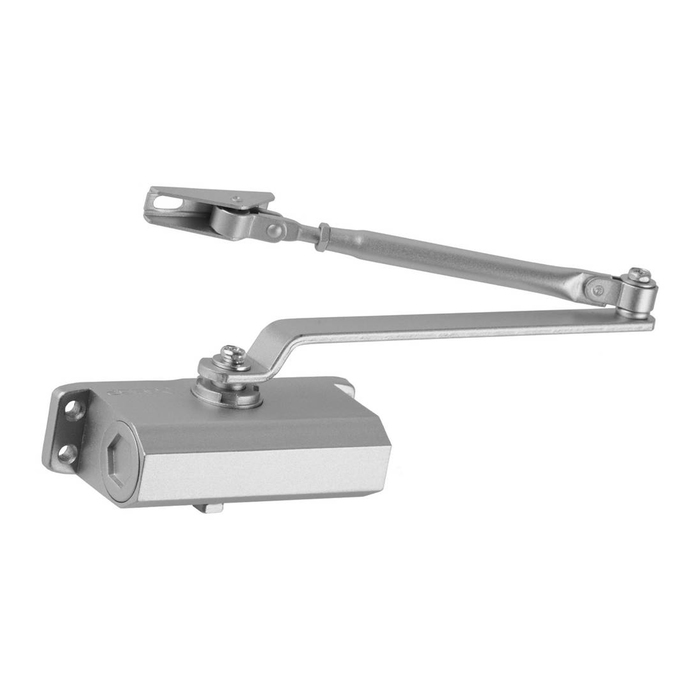 Доводчик дверной "ЗУБР", до 40 кг, цвет серебро