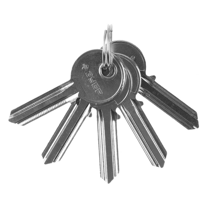 Заготовка ключа "ЗУБР" МАСТЕР, для цилиндровых механизмов, английский тип, 5 шт.