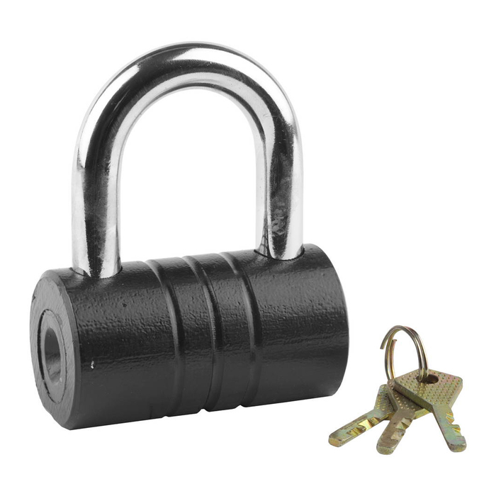 Замок навесной "ЗУБР" МАСТЕР, 85х55 мм, дисковый механизм, ключ 7 PIN