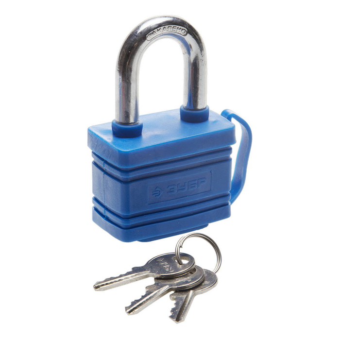 Замок навесной "ЗУБР" ЭКСПЕРТ, 50 мм, всепогодный