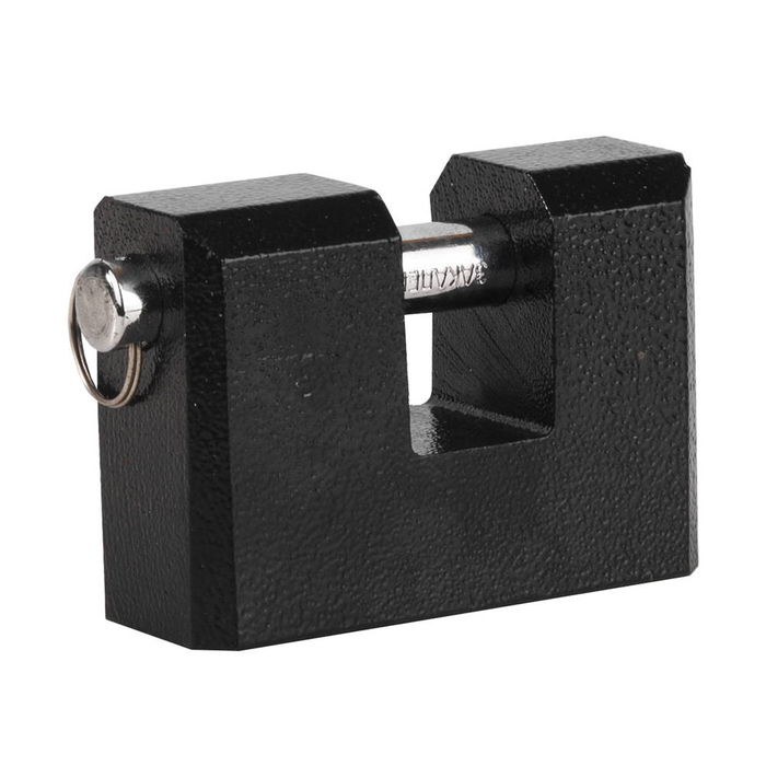 Замок навесной "ЗУБР" МАСТЕР, 90 мм, дисковый механизм, ключ 7 PIN, дужка d=14 мм