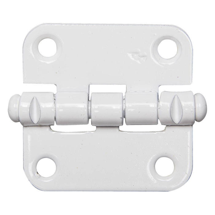 Петля накладная "РОССИЯ" ПН-40, стальная, 40 мм, универсальная, белый