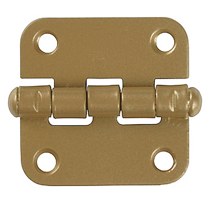 Петля накладная "РОССИЯ" ПН-40, стальная, 40 мм, универсальная, цвет золотой металлик