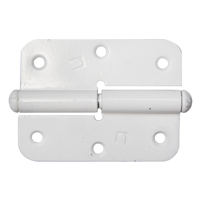 Петля накладная "РОССИЯ" ПН-85, стальная, 85 мм, левая, белый