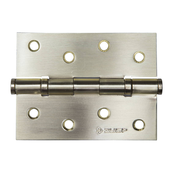 Петля универсальная "ЗУБР" ЭКСПЕРТ, 100х75х2.5 мм, 2 подшипника, цвет мат. латунь, 2 шт.