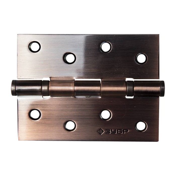 Петля универсальная "ЗУБР" ЭКСПЕРТ, 100х75х2.5 мм, 2 подшипника, цвет ст. медь, 2 шт.