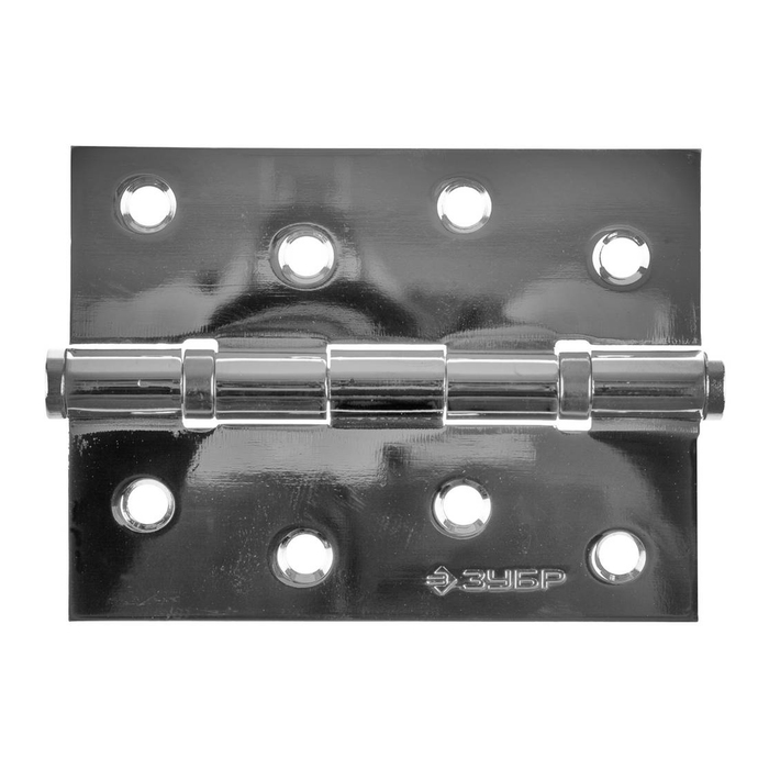 Петля универсальная "ЗУБР" ЭКСПЕРТ, 100х75х2.5 мм, 2 подшипника, цвет хром, 2 шт.