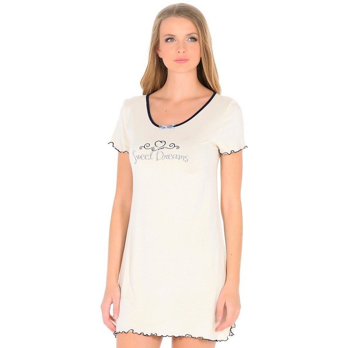 Сорочка женская "Олеся", размер 50, цвет бежевый ВС1089