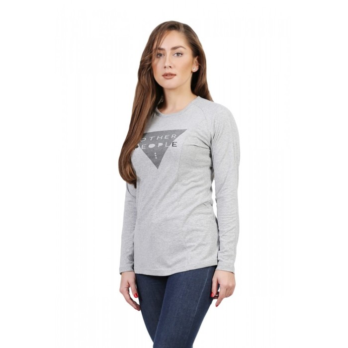 Джемпер женский "Рельеф", размер 48, цвет серый меланж  КЛ1302