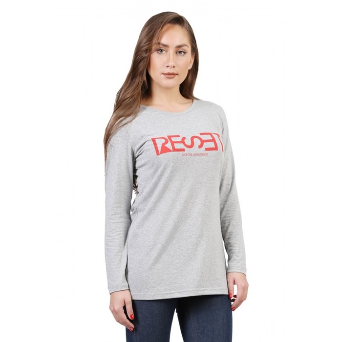 Джемпер женский "Черри", размер 46, цвет серый меланж  КЛ1217