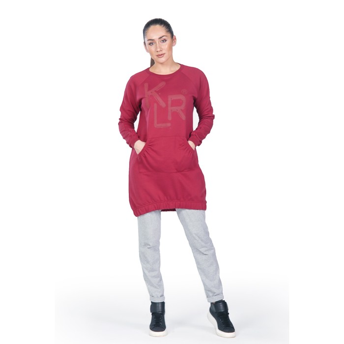 Туника женская Klery, размер 44, цвет бордовый ФП1316