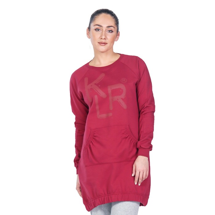 Туника женская Klery, размер 50, цвет бордовый ФП1316