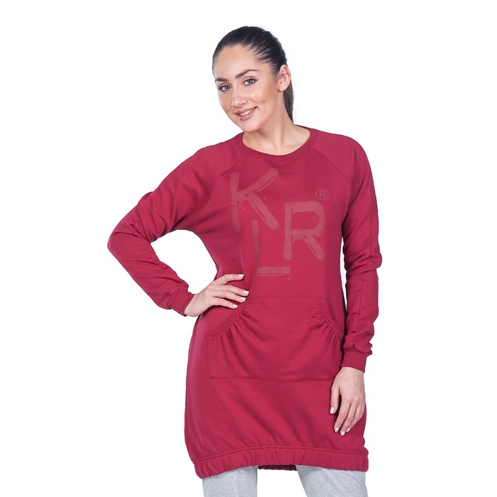 Туника женская Klery, размер 54, цвет бордовый ФП1316