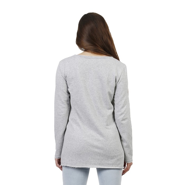 Туника женская LINE on/of, размер 50, цвет серый меланж ФТ1306