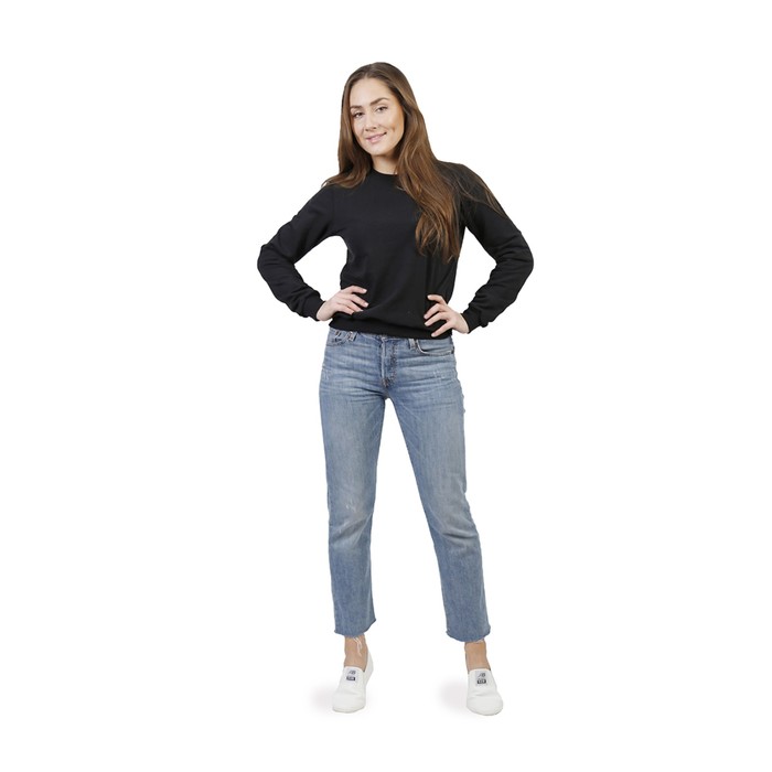 Свитшот женский "Топ", размер 44, цвет чёрный ФС1303