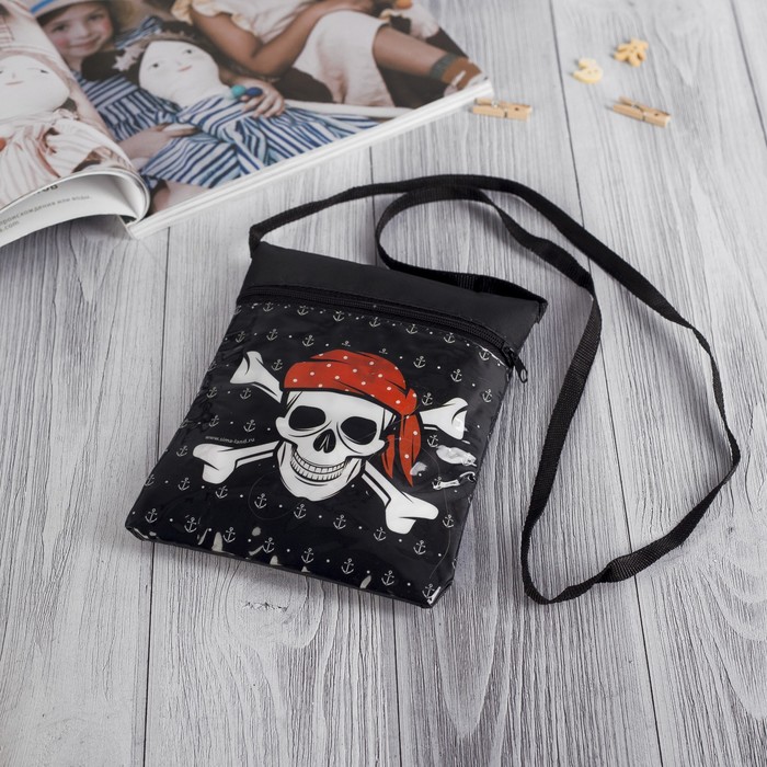 Сумочка детская "Настоящий пират", 14 х 17 см