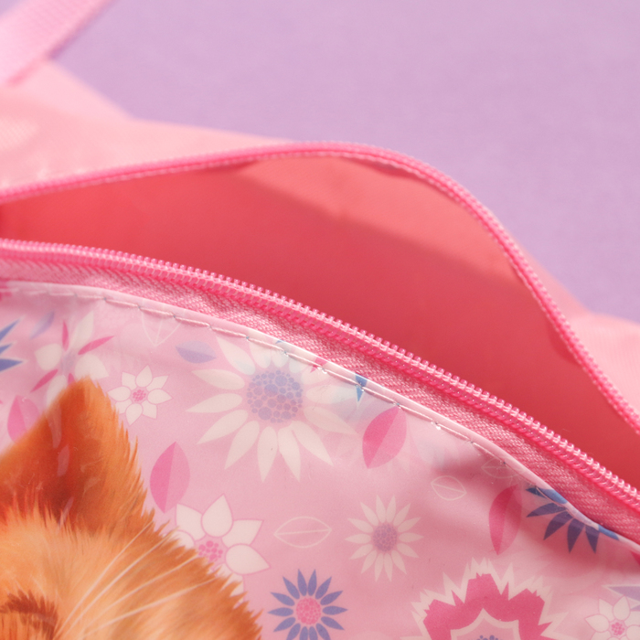 Сумочка детская "Котик", 14 х 17 см