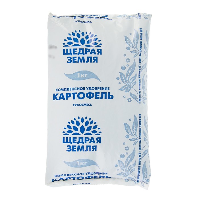 Удобрение минеральное сухое Щедрая земля НЦС тукосмесь "Картофель", 1кг