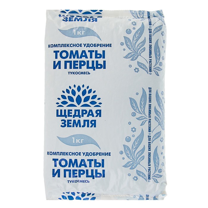 Удобрение минеральное сухое Щедрая земля НЦС  тукосмесь "Томаты и перцы", 1кг