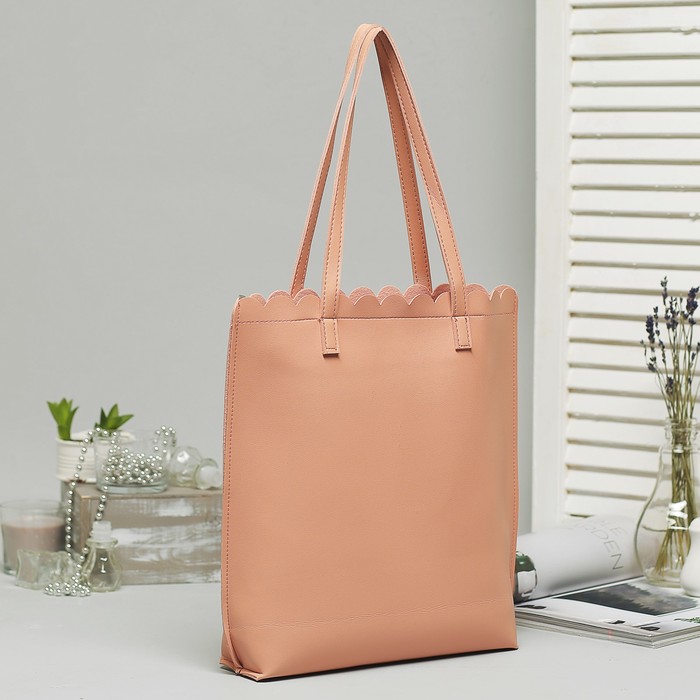 Сумка молод Кофе, 29*8*34, отд на молнии, розовый