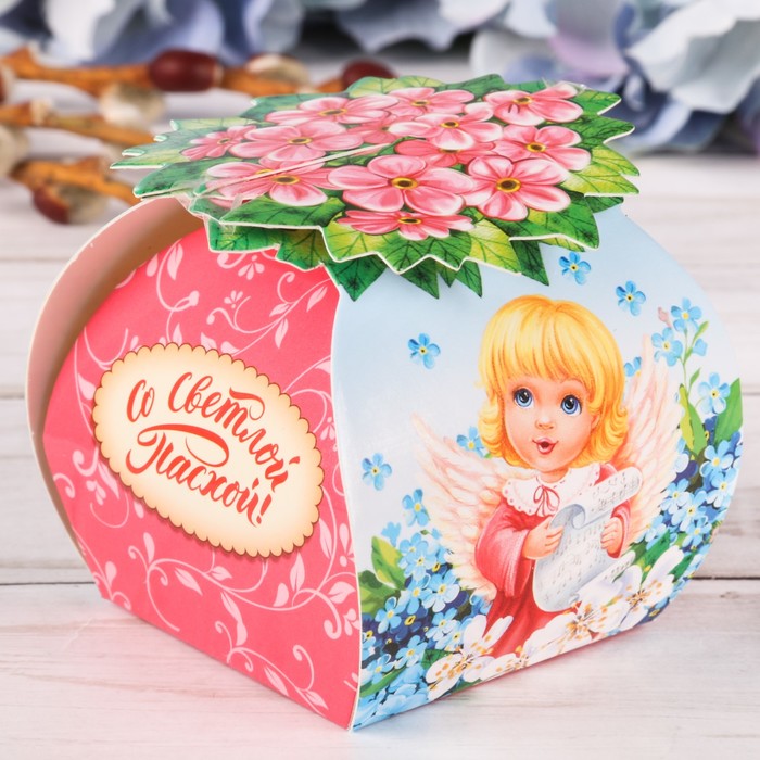 Коробочка подарочная для яйца "Ангел"