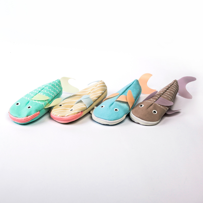 Пенал школьный на молнии МИКС Китенок