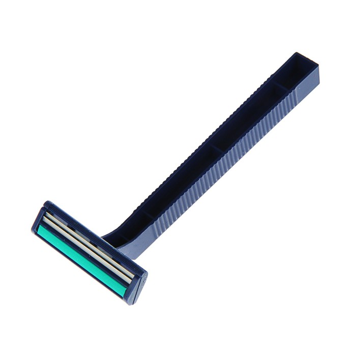 Станок бритвенный одноразовый с 2 лезвиями и влажной полоской, 1 шт