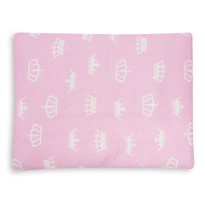 Комплект в коляску (наматрасник и подушка) цвет Розовый, бязь ассорти, К24-7-2Б