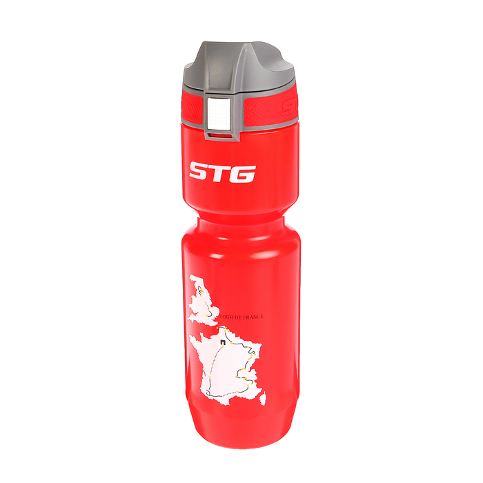 Велофляга STG 750мл "Tour de France", красный, ED-BT21