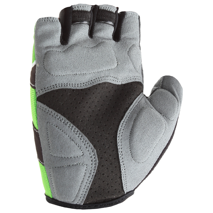Перчатки велосипедные, размер XL, цвет зеленый