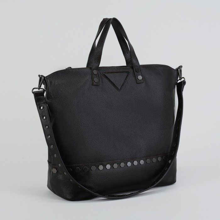 Сумка женская, отдел на молнии, наружный карман, длинный ремень, цвет кофе