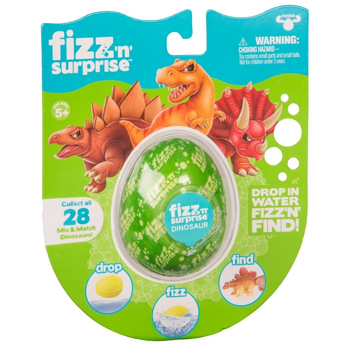 Шипучее яйцо FIZZ N Surprise «Динозавры»