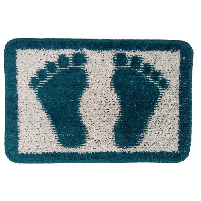 Коврик для ванной, PATY FOOT, цвет аквамарин