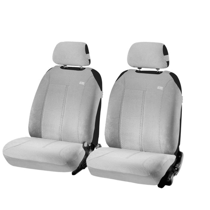 Накидки, на переднее сиденье, SUPER MALIBU FRONT, серый, трикотаж