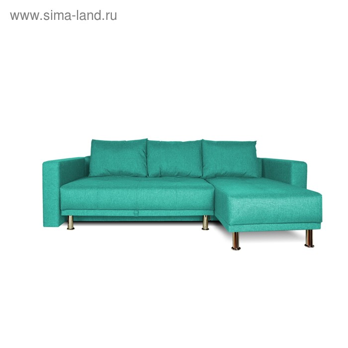 Диван NEXT угловой с подлокотниками, обивка AZURE диван матис с подлокотниками ткань рогожка azure