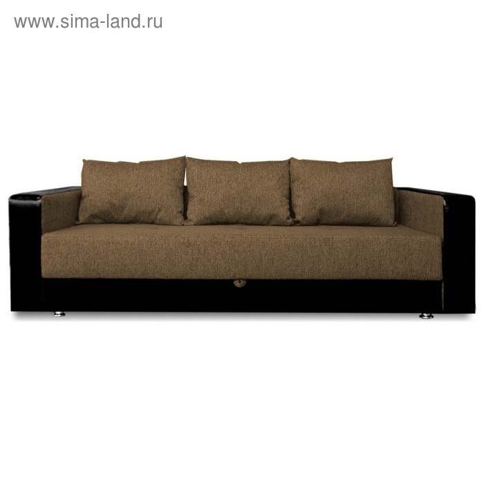 диван next угловой с подлокотниками обивка dark gold Диван «ЛИДЕР», обивка Dark Gold/SUNNY DARK BROWN