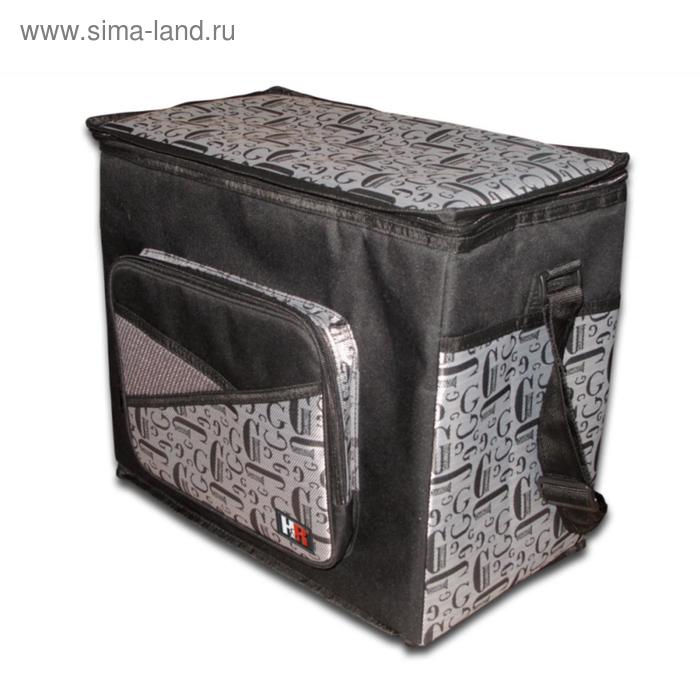 цена Сумка-холодильник COOLER BAG, Черно-Сер YF-1266