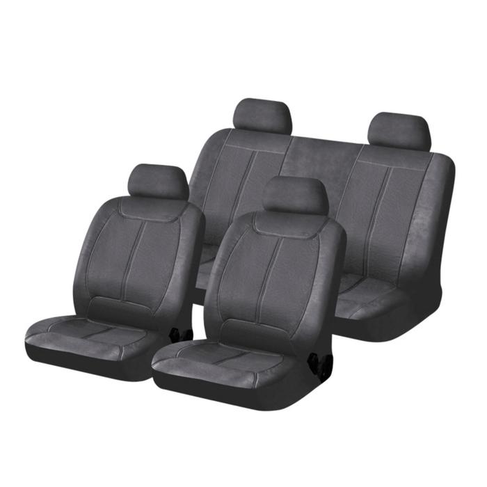 Авточехлы MATADOR-LADA, серый, искусственная кожа