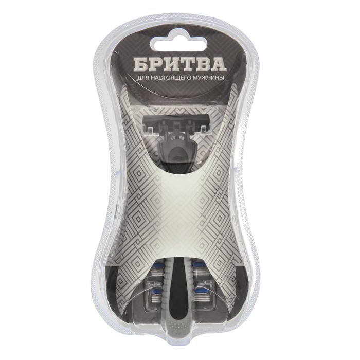 Подарочный набор "Свершений и побед": гель для душа, бритва