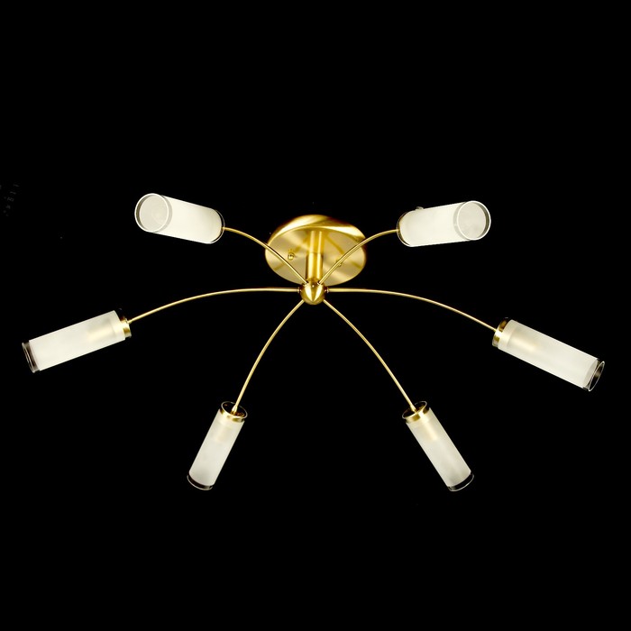 Люстра "Тенди" 6хE14х60W античная бронза 71х71х35см.