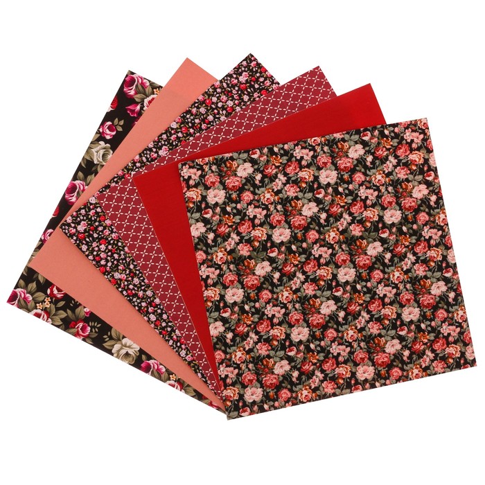 Набор самоклеящихся тканей «Уют», 30 х 30 см