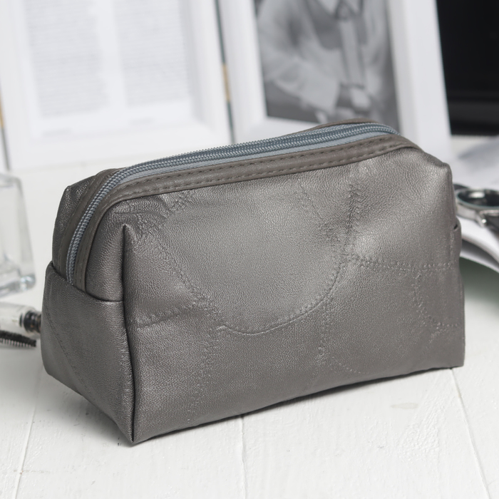 Косметичка дорожная, 1 отдел, цвет синий