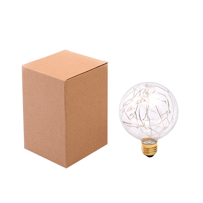 лампа светодиодная декоративная "Шар" G95, 135 х 95 мм, Е27, 3 Вт, 230 В, Зеленый