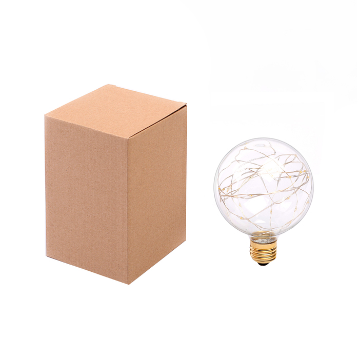 лампа светодиодная декоративная "Шар" G95, 135 х 95 мм, Е27, 3 Вт, 230 В, Тепло-Белый