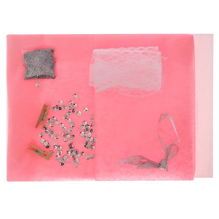 Набор для декора фоторамок и интерьерных букв «Твой мир» 30 х 21 х 2 см