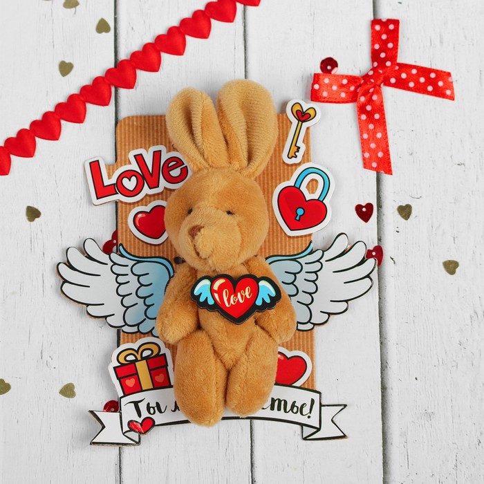 Брелок-подвеска "Любовь", зайка