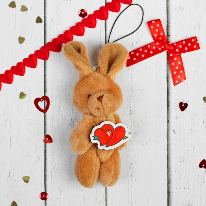Брелок-подвеска "Любовь к тебе", зайка